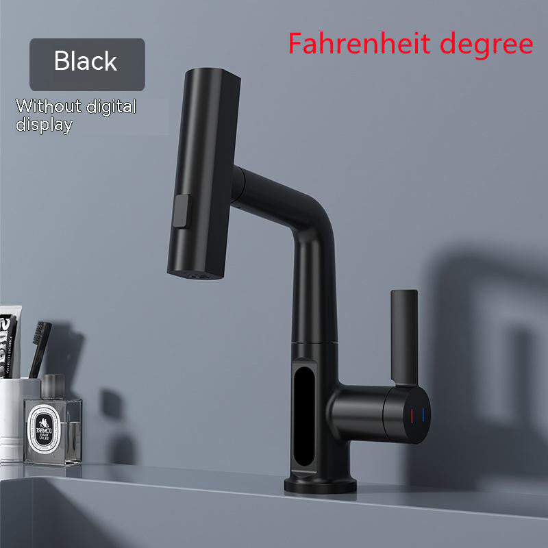 Smart Pull-out Kitchen Faucet with Digital Display, Basin Intelligent Digital Display With Pull Out Faucet. Electronic Basin Faucet, LCD Intelligent Digital Display Basin Faucet Pull Out Basin Tap "Pull-out Basin, Pulling Lifting Digital Display Faucets , Smart Temperature Display ,Tapsmart bathroom faucet, Index Bath Intelligent Digital Display Faucet