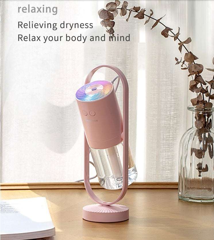 Magic Shadow USB Air Humidifier, Magic Shadow Dream Rotation Projector Lamp Humidifier, air purifier, USB Air Humidifier with Projection Night Lights;,
