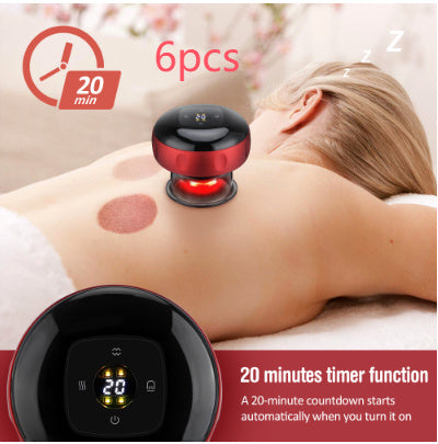 advanced electric cupping kit featuring vacuum suction and five simulated massage, cup therapy and suction cup therapy., Electric Vacuum Cupping Massage Body Suction Cups Anti Therapy Massager, Electric Vacuum Cupping Maage Body Cups, Cupping therapy , Negative pressure cupping massage instrument, electric cupping machine , Cupping therapy
