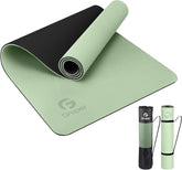 Yoga Mat Non Slip, Eco Friendly Fitness Exercise Mat with Carrying Strap
