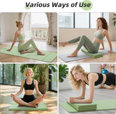 Click to see full view Foldable Yoga Mat, 74"Lx32"Wx1/3"Thick, Folding Exercise Mat