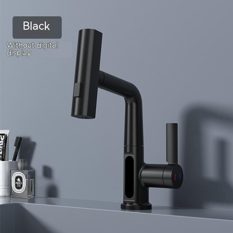 Smart Pull-out Kitchen Faucet with Digital Display, Basin Intelligent Digital Display With Pull Out Faucet. Electronic Basin Faucet, LCD Intelligent Digital Display Basin Faucet Pull Out Basin Tap "Pull-out Basin, Pulling Lifting Digital Display Faucets , Smart Temperature Display ,Tapsmart bathroom faucet, Index Bath Intelligent Digital Display Faucet