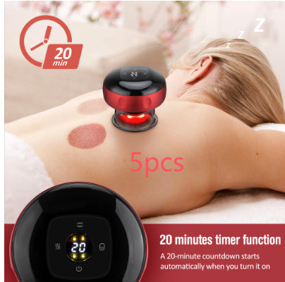 advanced electric cupping kit featuring vacuum suction and five simulated massage, cup therapy and suction cup therapy., Electric Vacuum Cupping Massage Body Suction Cups Anti Therapy Massager, Electric Vacuum Cupping Maage Body Cups, Cupping therapy , Negative pressure cupping massage instrument, electric cupping machine , Cupping therapy