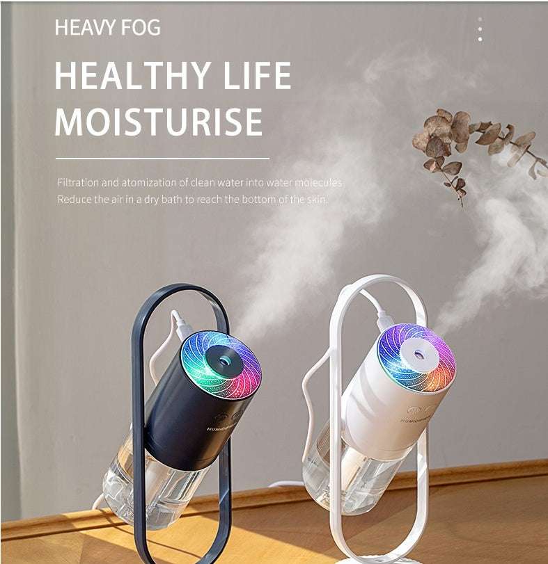 Magic Shadow USB Air Humidifier, Magic Shadow Dream Rotation Projector Lamp Humidifier, air purifier, USB Air Humidifier with Projection Night Lights;, 