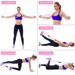 HPYGN Resistance Bands, Figure 8 Exercise Bands for Women Men