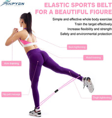 HPYGN Resistance Bands, Figure 8 Exercise Bands for Women Men