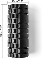 Foam Roller for Deep Tissue Massager, 13" High Density Exercise Patented Roller for Muscle Massage