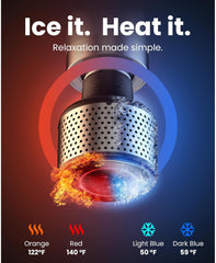 BOB AND BRAD A7 Pro Massage Gun with Heat and Cold Therapy